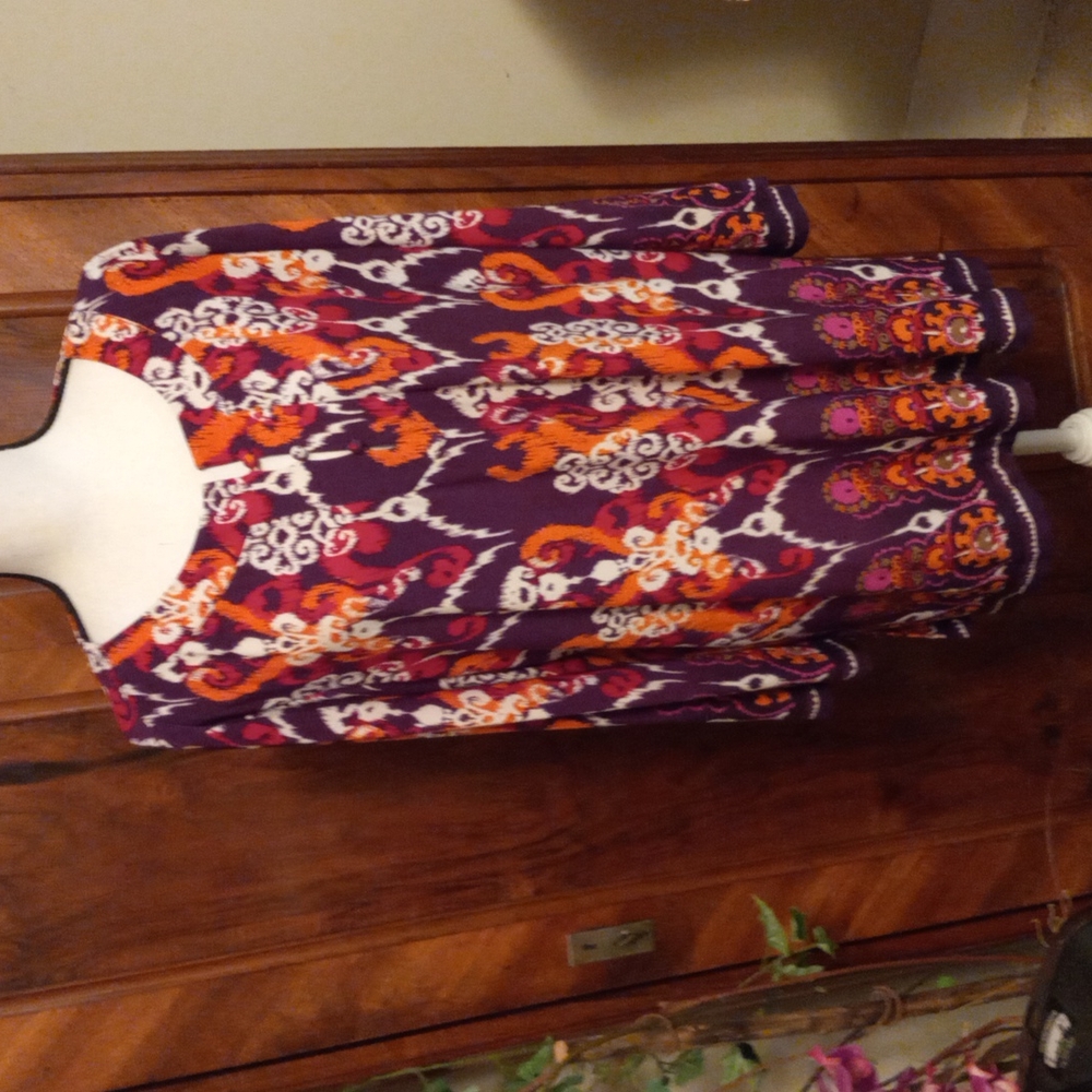 RUBY RD WOMEN MULTI COLORED BLOUSE (TUNIC)